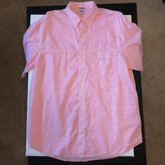 Men's Izod Saltwater Relaxed Classic Button-down Shirt XLT - Picture 2 of 10